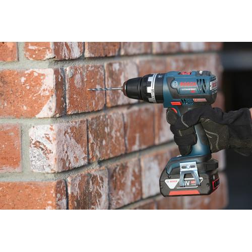 Factory Reconditioned Bosch 18V Lithium-Ion Brushless Compact Tough 1/2 in. Cordless Hammer Drill Driver Kit (2 Ah) - HDS182-02-RT - Image 6