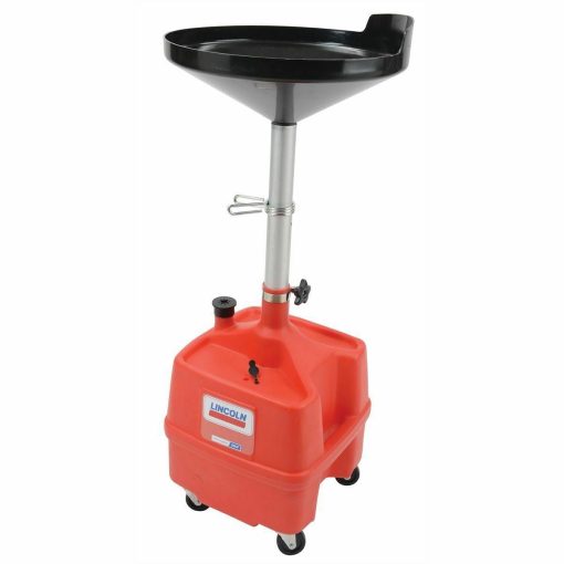 Lincoln 8 Gallon Oil Fluid Drain Pan Adjustable Height for Under Hoist - Image 2