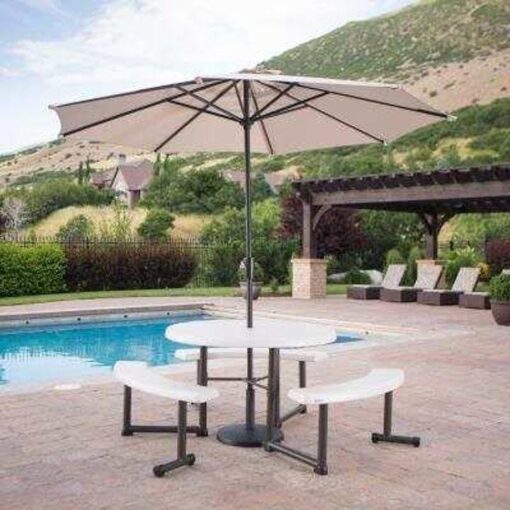 44-Inch Round Picnic Table 169 - Image 3
