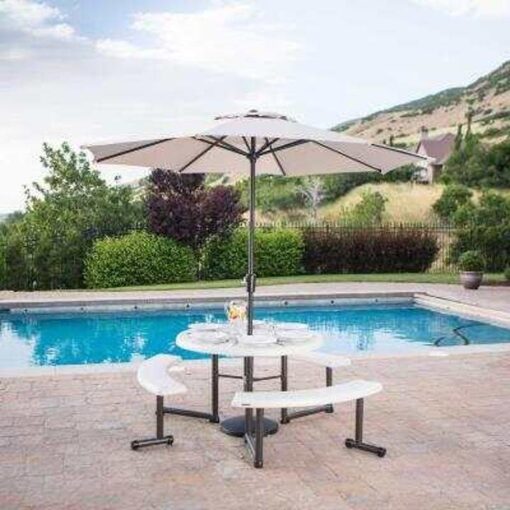 44-Inch Round Picnic Table 169 - Image 4