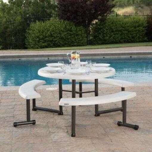 44-Inch Round Picnic Table 169 - Image 5