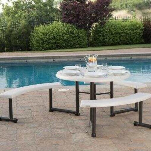 44-Inch Round Picnic Table 169 - Image 6