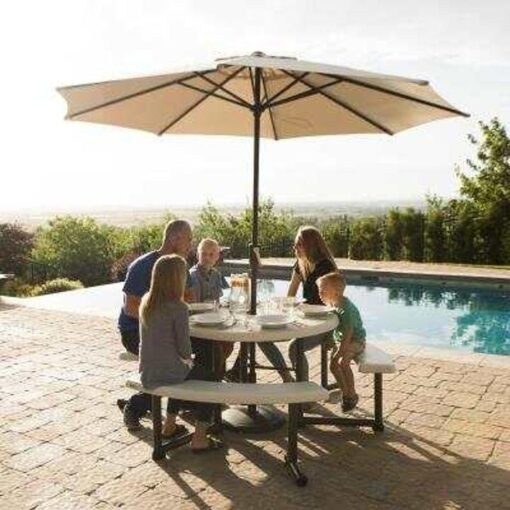 44-Inch Round Picnic Table 169 - Image 12