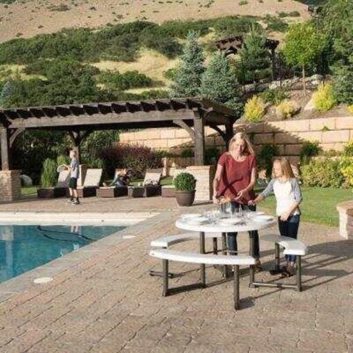 44-Inch Round Picnic Table 169 - Image 14