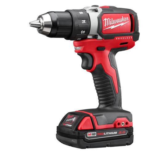 Milwaukee 2701-22CT M18 Lithium-Ion Compact Brushless 1/2 in. Cordless Drill Driver Kit (2 Ah) - Image 3