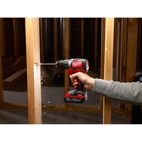 Milwaukee 2701-22CT M18 Lithium-Ion Compact Brushless 1/2 in. Cordless Drill Driver Kit (2 Ah) - Image 8