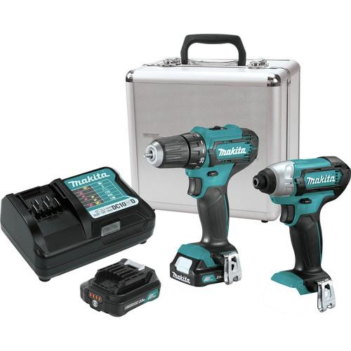 Makita 12V max CXT 2.0 Ah Lithium-Ion 2-Piece Combo Kit - CT232RX