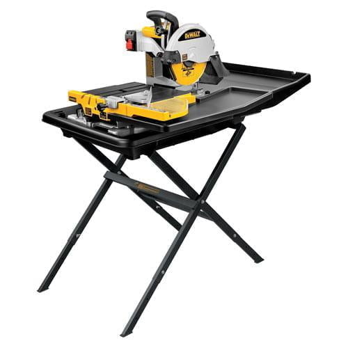 DEWALT 10 in. Wet Tile Saw with Stand - D24000S