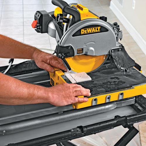 DEWALT 10 in. Wet Tile Saw with Stand - D24000S - Image 30