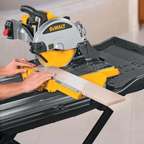 DEWALT 10 in. Wet Tile Saw with Stand - D24000S - Image 33