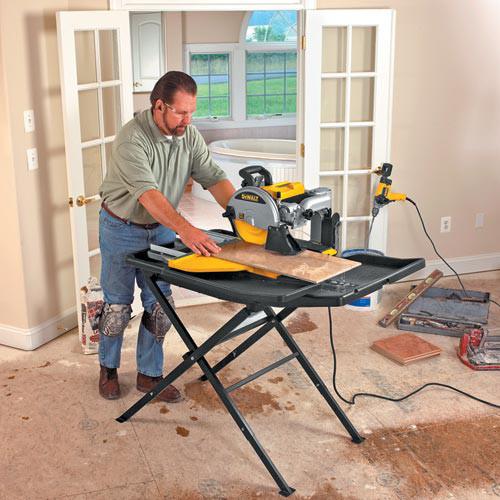 DEWALT 10 in. Wet Tile Saw with Stand - D24000S - Image 42