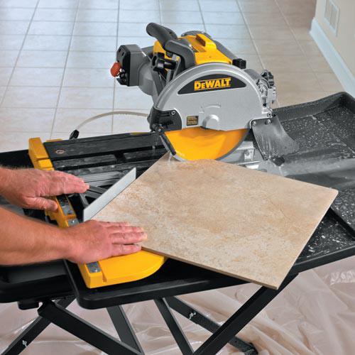 DEWALT 10 in. Wet Tile Saw with Stand - D24000S - Image 43