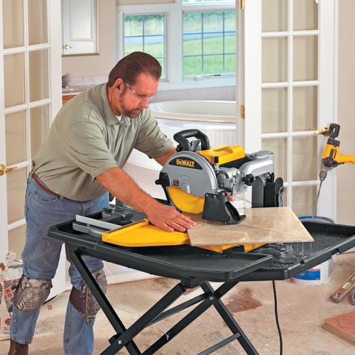 DEWALT 10 in. Wet Tile Saw with Stand - D24000S - Image 44