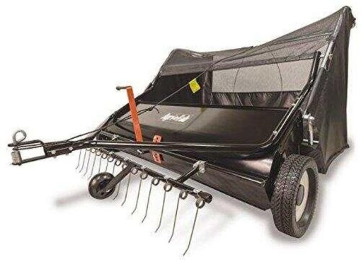Agri-Fab Inc 45-0546 52∩∩ Lawn Sweeper, Black & 45-0343 Tine Dethatcher for All Tow Lawn Sweepers - Image 2