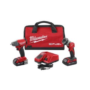 Milwaukee 2895-22CT M18 FUEL 3/8 in. Compact Impact Wrench with LED Work Light