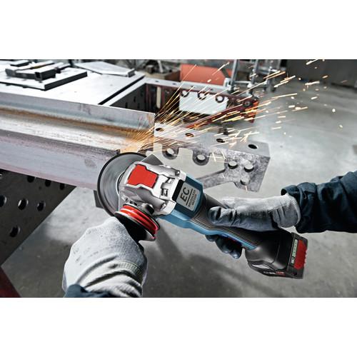 Bosch X-LOCK 18V EC Brushless Connected-Ready 4-1/2 in. – 5 in. Angle Grinder with No Lock-On Paddle Switch (Tool Only) - GWX18V-50PCN - Image 3