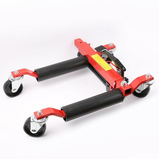 4-Piece 1500 lbs Hydraulic Wheel Dolly/ Portable 12in Tire Lift / Move Position Jack - Image 2