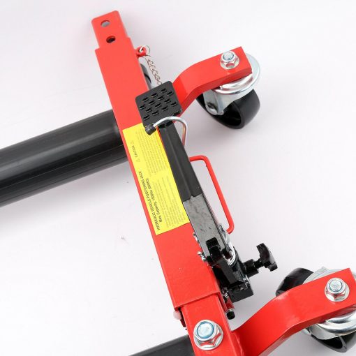 4-Piece 1500 lbs Hydraulic Wheel Dolly/ Portable 12in Tire Lift / Move Position Jack - Image 3