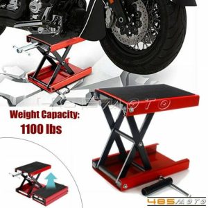 Dilated Scissor Lift Jack 1100 lbs for Street Bike Cruiser Adventure Touring ATV