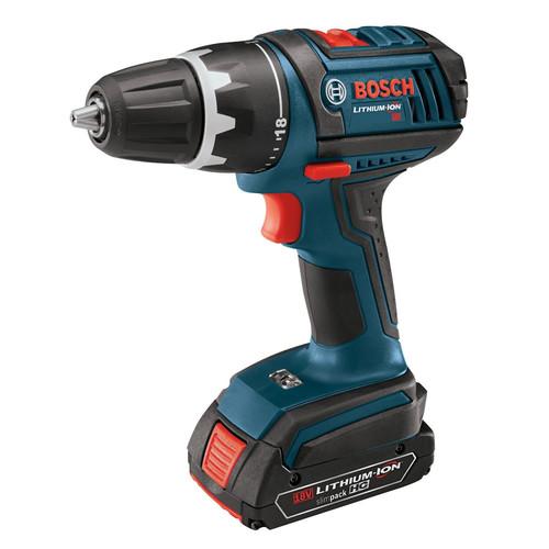 Bosch 18V Lithium-Ion Compact Tough 1/2 in. Cordless Drill Driver Kit with (2) Slim Pack HC 2 Ah Batteries - DDS181-02 - Image 2