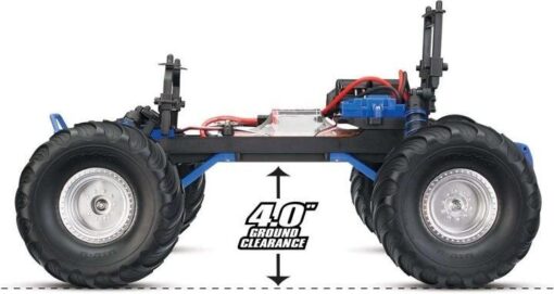 Bigfoot: 1/10 Scale Ready-to-Race Monster Truck with Tq 2.4Ghz Radio System, Blue - Image 6
