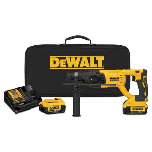 DEWALT 20V MAX XR Cordless Lithium-Ion 1 in. D-Handle SDS-Plus Rotary Hammer Kit - DCH133M2