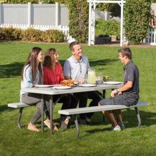 6-Foot Classic Folding Picnic Table 48 - Image 14