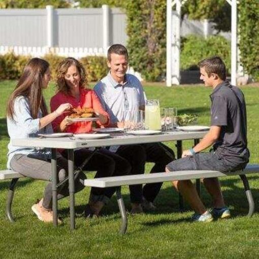 6-Foot Classic Folding Picnic Table 48 - Image 13