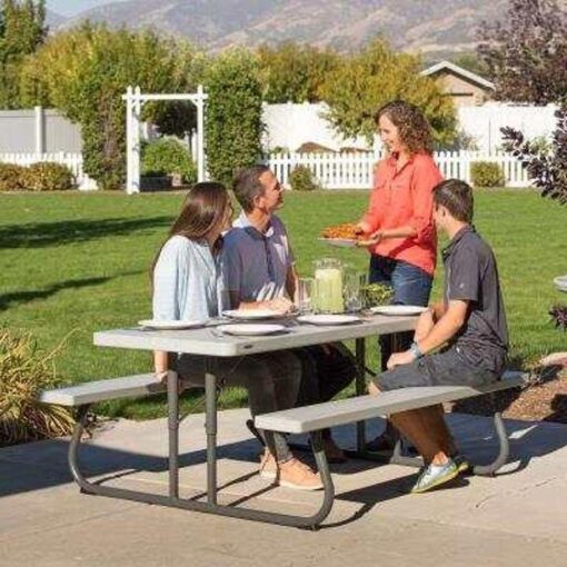 6-Foot Classic Folding Picnic Table 48 - Image 16
