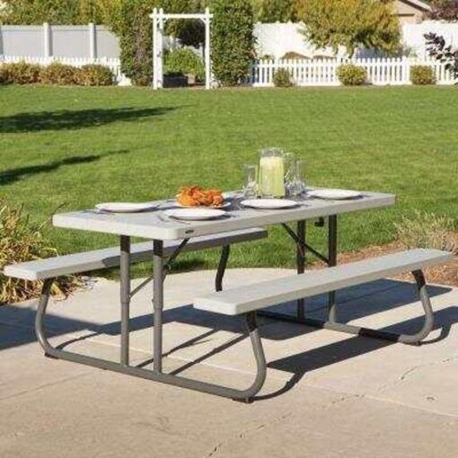 6-Foot Classic Folding Picnic Table 48 - Image 18