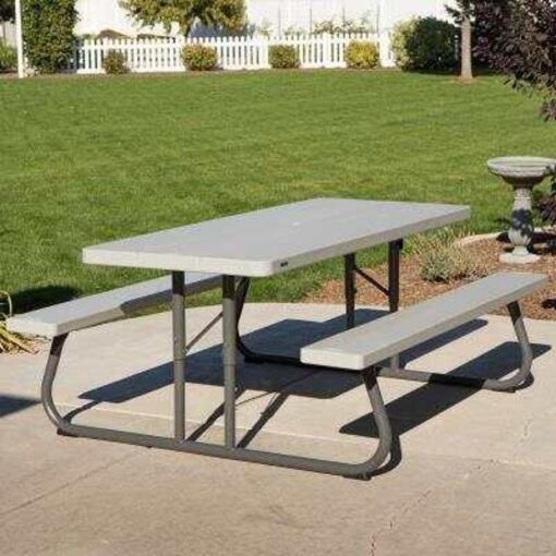 6-Foot Classic Folding Picnic Table 48 - Image 20
