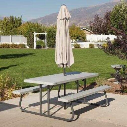 6-Foot Classic Folding Picnic Table 48 - Image 23