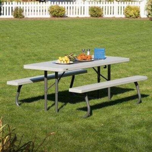 6-Foot Classic Folding Picnic Table 48 - Image 24