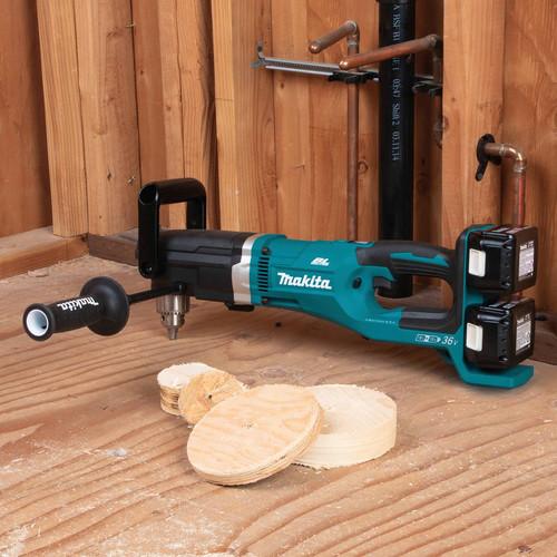 Makita 18V X2 LXT Lithium-Ion Brushless 1/2 in. Cordless Right Angle Drill Kit (5 Ah) - XAD03PT - Image 9
