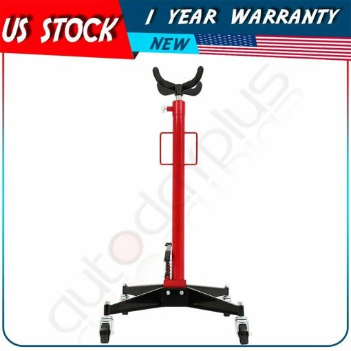 Hydraulic Transmission Jack Stand High Lift 1100 Lbs Foot Pump Spring Loaded - Image 3