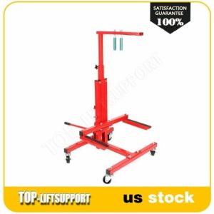 Mechanical Hydraulic Press Car Door Lift Jack and Bumper Handler Stand New Red