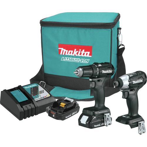 Factory Reconditioned Makita 18V LXT Lithium-Ion Sub-Compact Brushless Cordless 2-Pc. Combo Kit - CX200RB-R