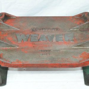 Weaver Alignment Wheel Stand Cradle 2035 Turning Radius Gauge Bracket Vintage