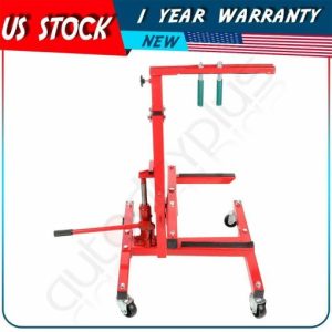 NEW Autobody Mobile Rolling Door Bumper & Hydraulic Press Jack Stand Dolly