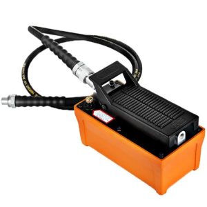 VEVOR Air Hydraulic Foot Pump with Hose and Coupler 10000 PSI 1/2 gal Post