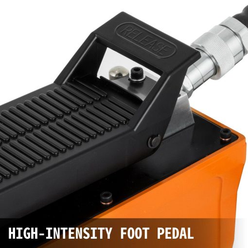 VEVOR Air Hydraulic Foot Pump with Hose and Coupler 10000 PSI 1/2 gal Post - Image 5