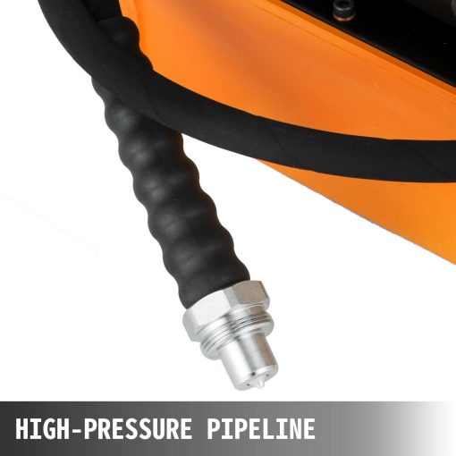 VEVOR Air Hydraulic Foot Pump with Hose and Coupler 10000 PSI 1/2 gal Post - Image 6