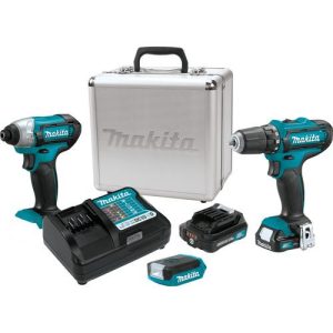 Makita 12V max CXT 2.0 Ah Cordless Lithium-Ion 3-Piece. Combo Kit - CT321RX
