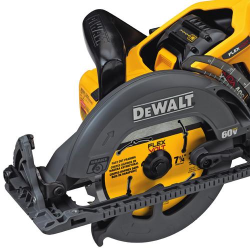 DEWALT FLEXVOLT 60V MAX 6.0Ah 7-1/4 in. Worm Drive Style Saw Kit - DCS577T1 - Image 7