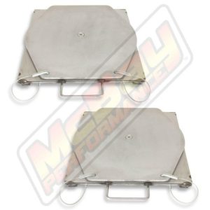 Medium Duty Commercial Truck Alignment Rack Stainless Steel Turn Plate Table Set