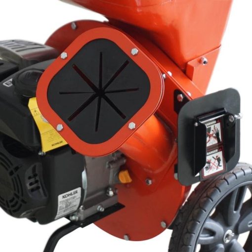 196cc Gas Powered Wood Chipper Shredder Shred Branches with 6.5hp Kohler Engine - Image 5