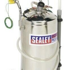 Sealey Air Operated Fuel Drainer 40 Litre Capacity Stainless Steel - TP200S