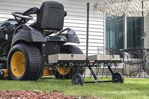 Agri-Fab 45-0543 100 lb. Tow Spiker/Seeder/Spreader, Black & 40-Inch Tine Tow Dethatcher 45-0294,Black - Image 2