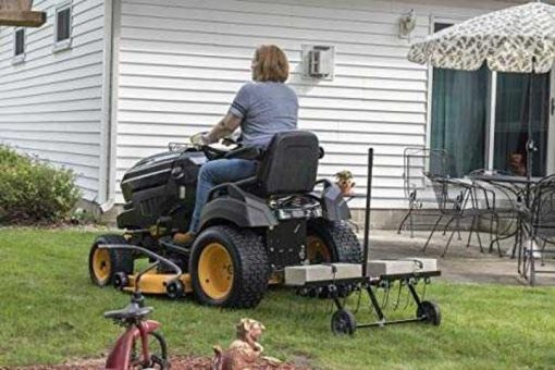 Agri-Fab 45-0543 100 lb. Tow Spiker/Seeder/Spreader, Black & 40-Inch Tine Tow Dethatcher 45-0294,Black - Image 3