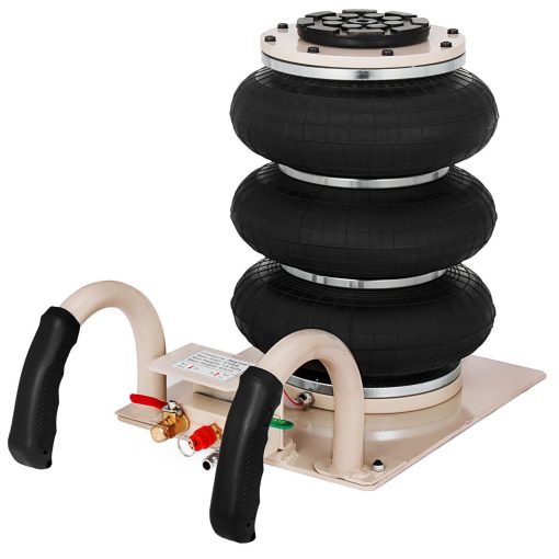 3 Ton Triple Bag Air Pneumatic Jack 6600 lbs Heavy Duty 18" High Compressed Air - Image 9